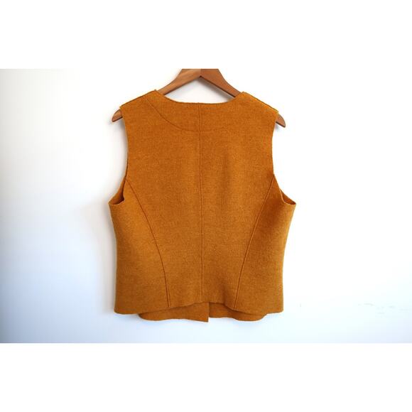OSKA GERMANY One Button Boiled Wool Vest Sleeveless Jacket YOOX 2 M $369 - Picture 7 of 9